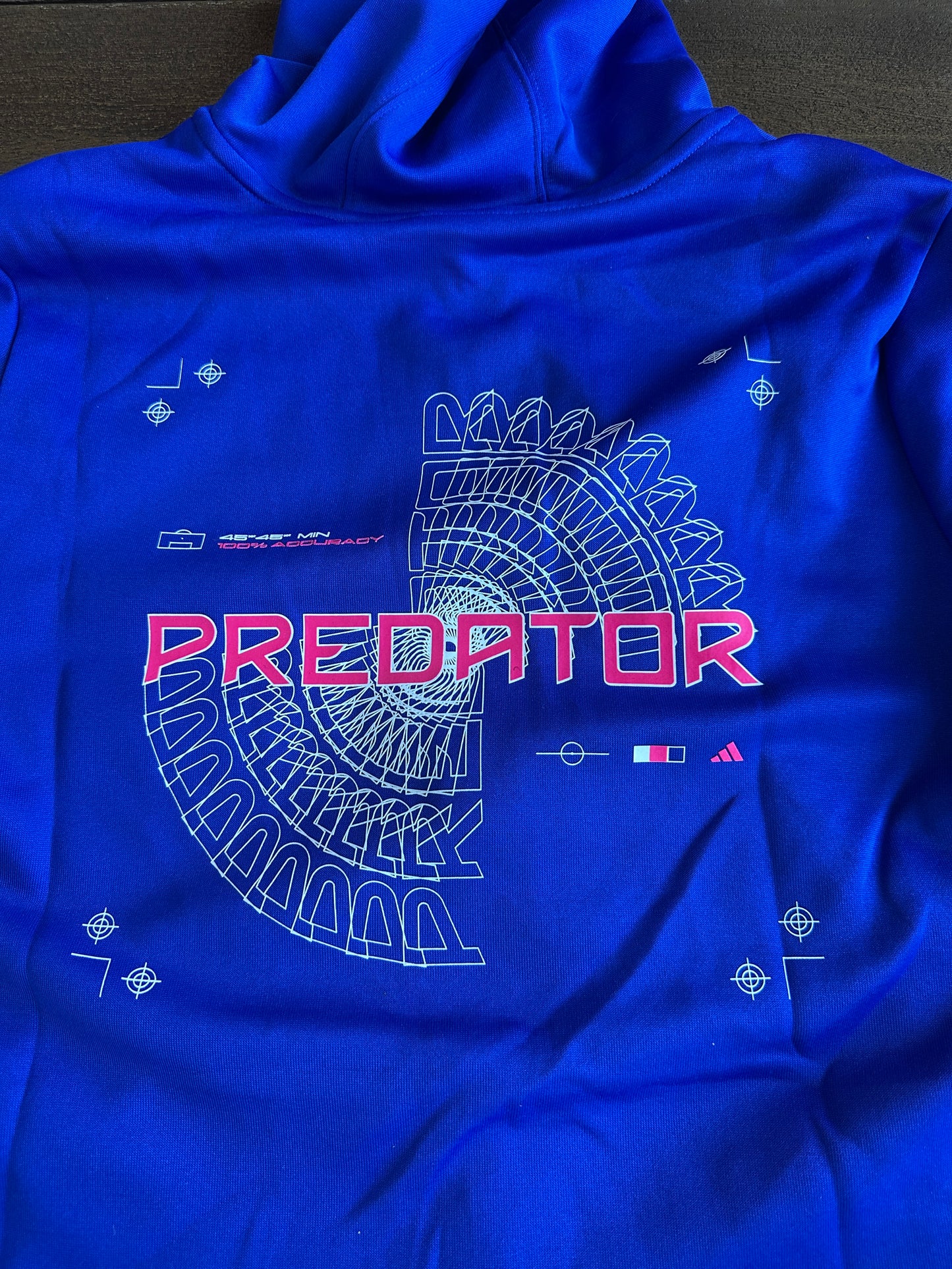 Adidas Predator Hoodie Blue Youth