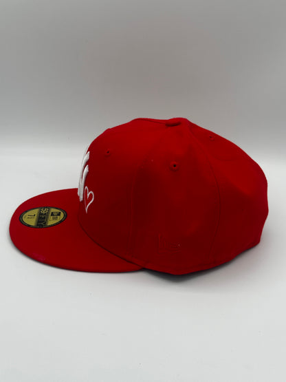 Yankees Fitted Hat Red Heart