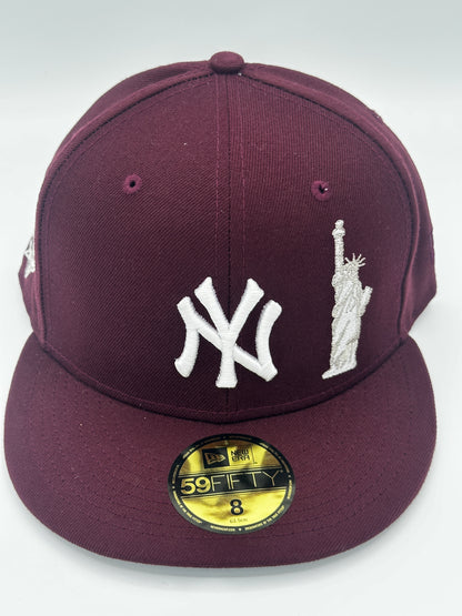 Yankees Fitted Hat Liberty Purple 8