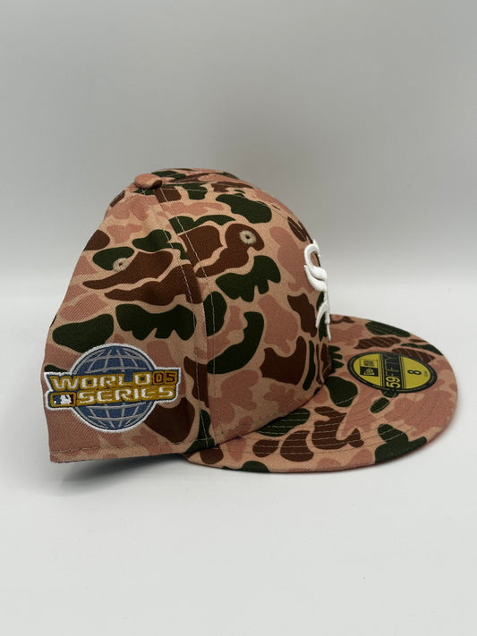 White Sox Ladies Camo Hat Size 8