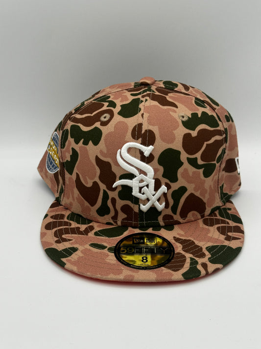 White Sox Ladies Camo Hat Size 8