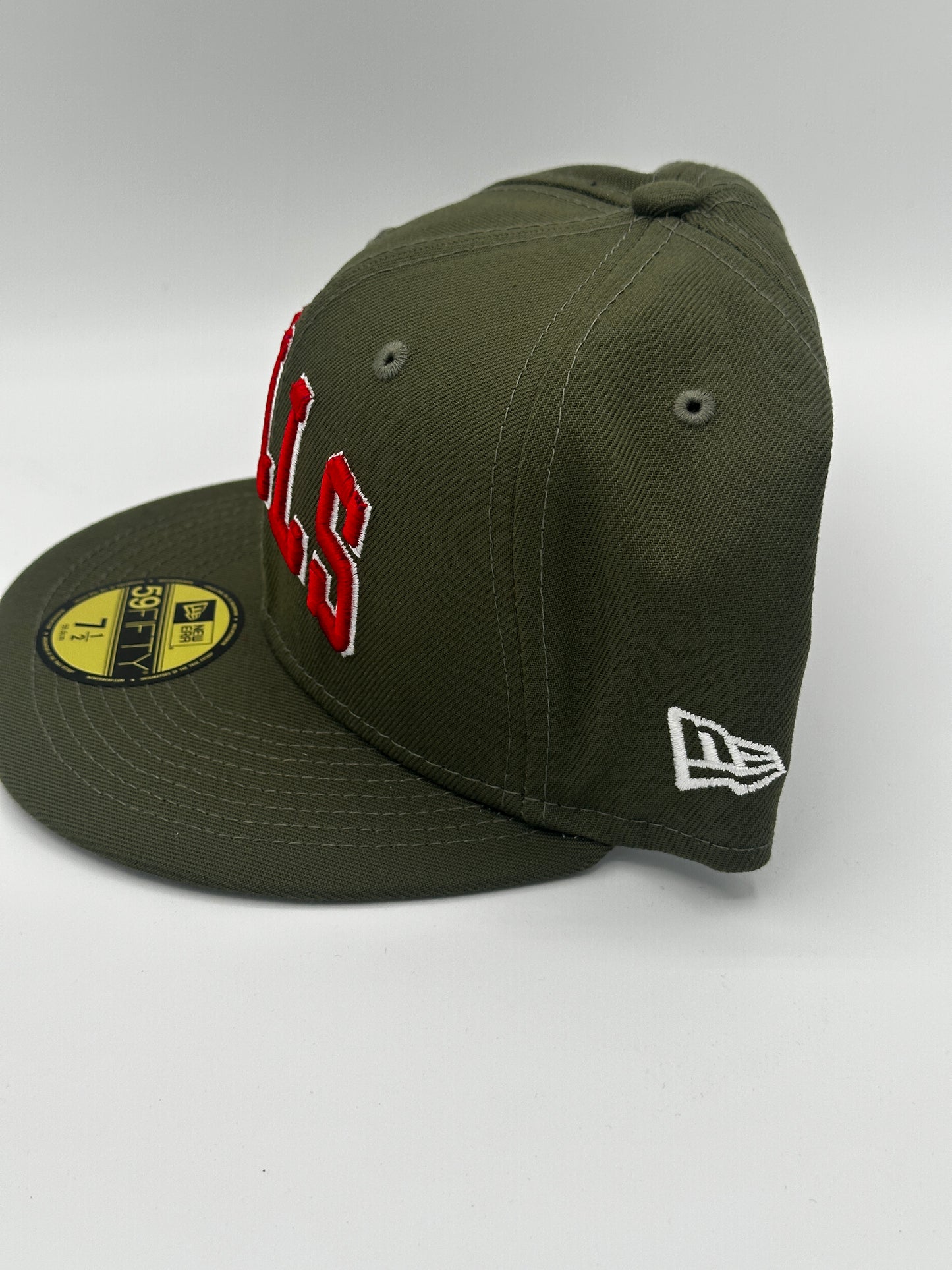 Chicago Bulls Fitted Hat Hunter Green 7-1/2