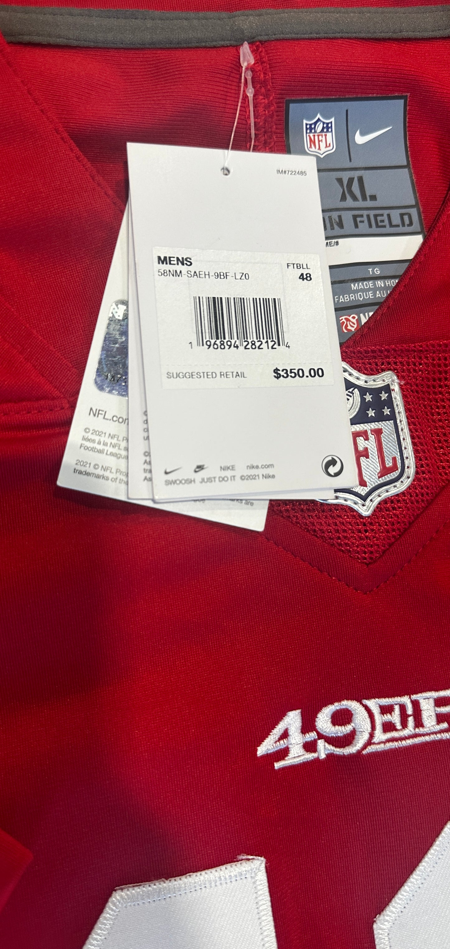 Samuel 19 Licensed NFL Jersey. Collect like a Pro.
