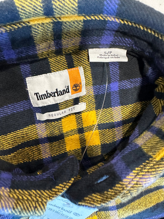 Timberland Flannel Blue and Gold