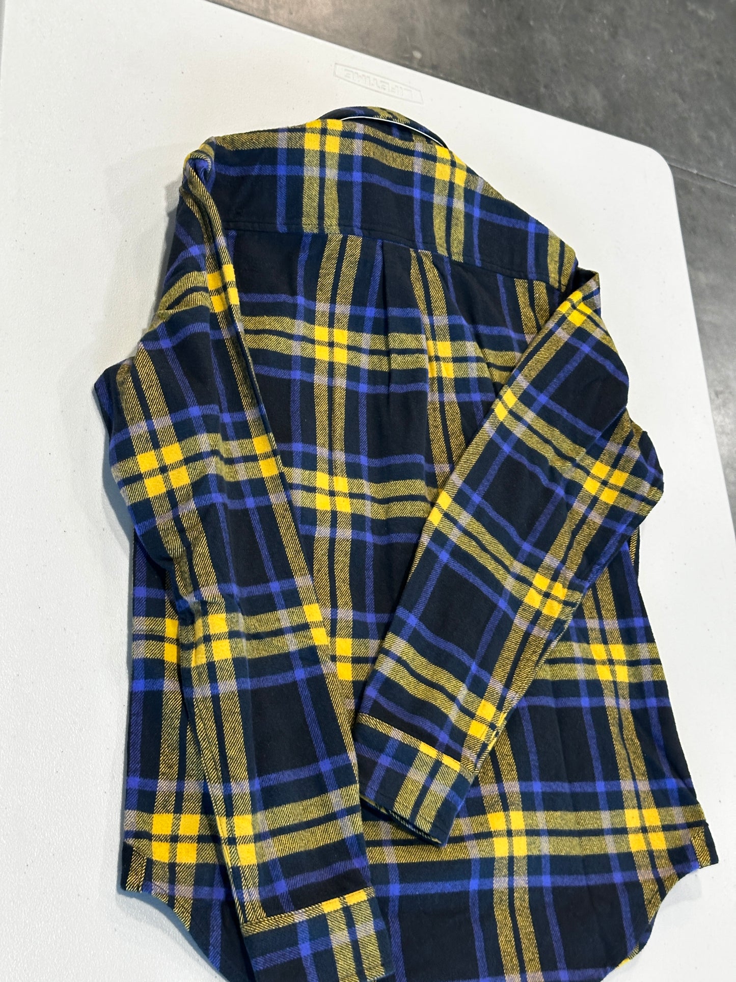 Timberland Flannel Blue and Gold