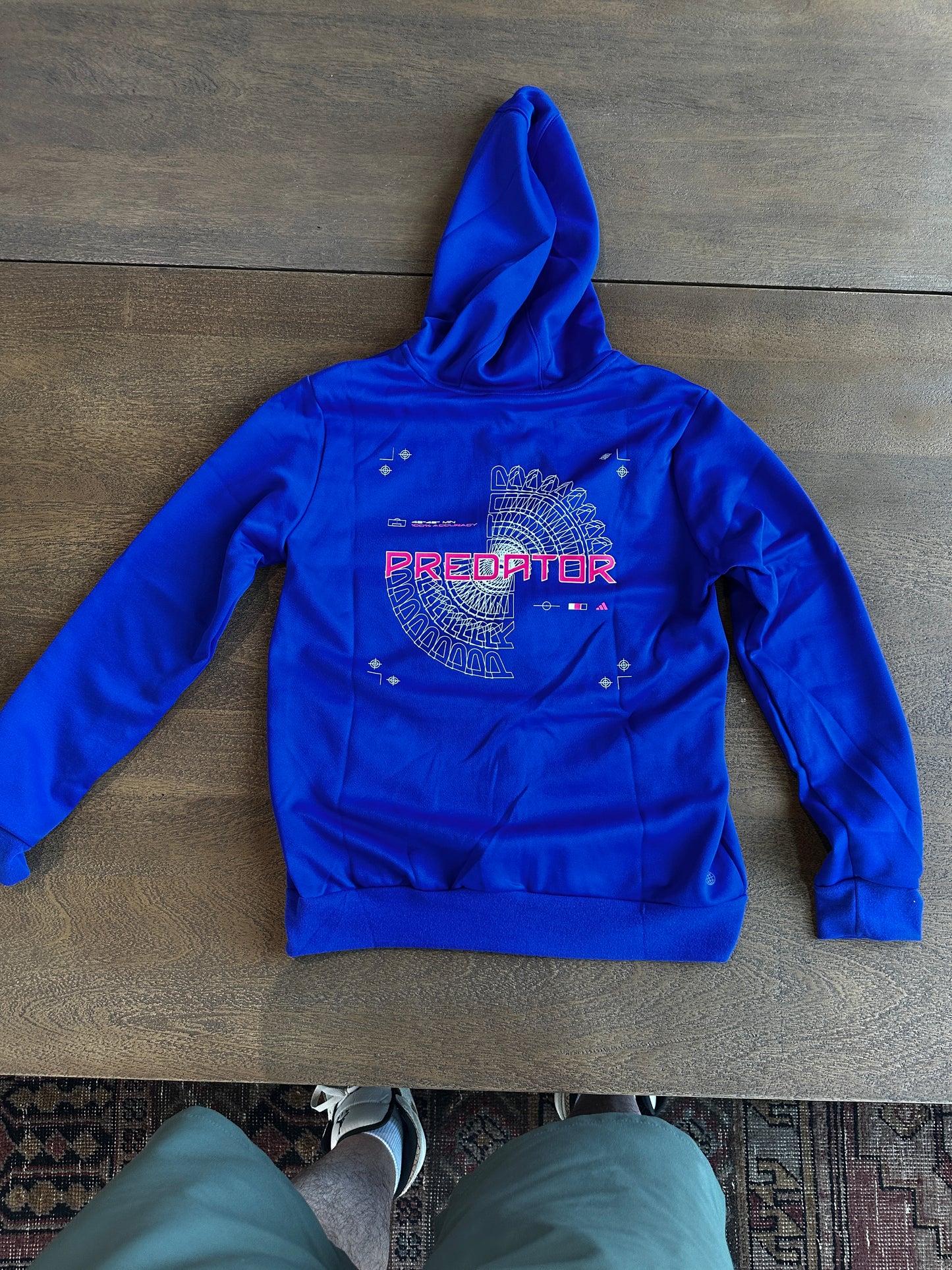 Adidas Predator Hoodie Blue Youth